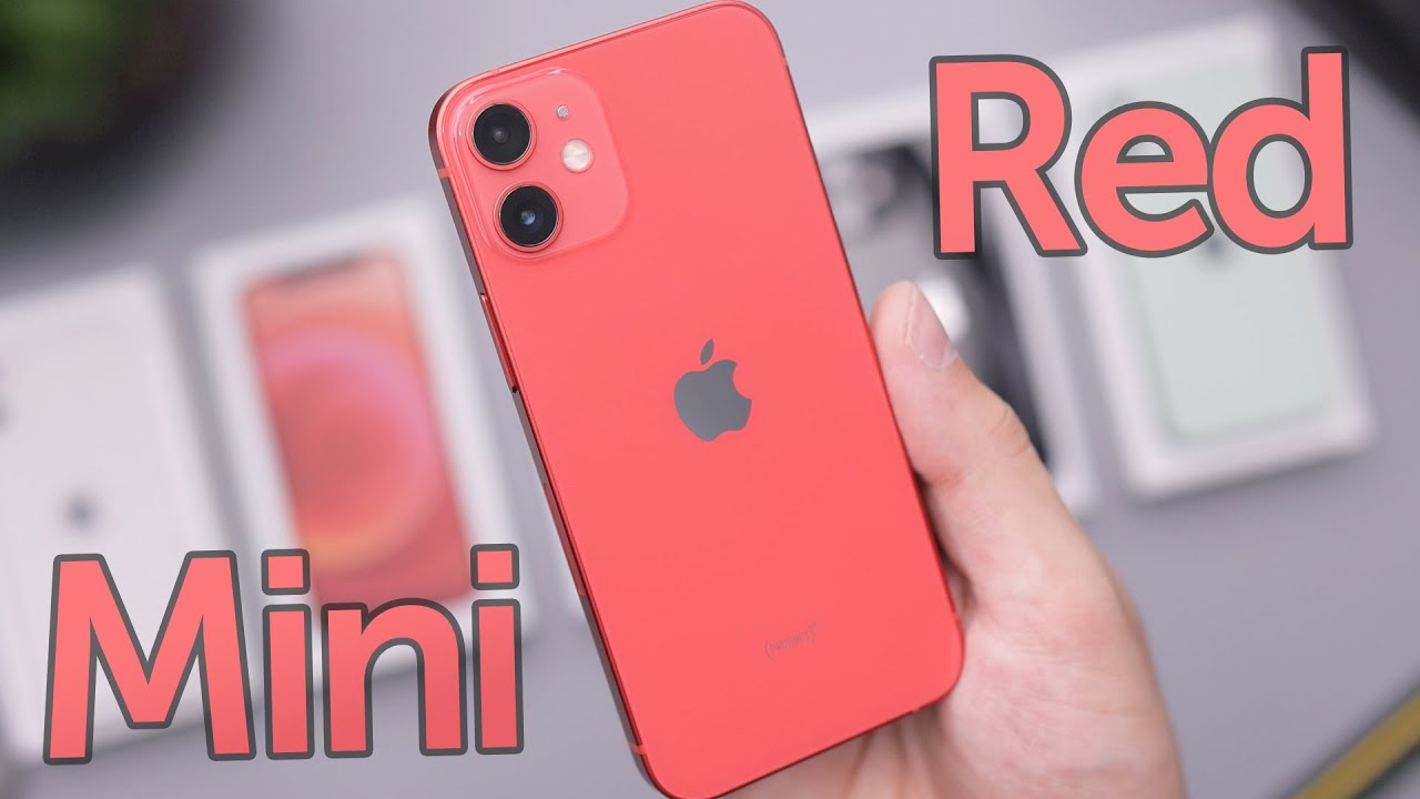 iPhone 12 mini 64gb (PRODUCT) RED Unboxing - YouTube