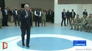 Joe Biden Tells U.S. Troops What They Will See in Ukraine "When You’re There"
