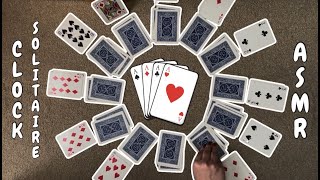 ASMR | Clock Solitaire (Patience) - Relaxing Whispering & Card Sounds ♦️ screenshot 3
