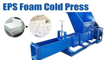 Revolutionizing Recycling: EPS Foam Compactor | Styrofoam Densifier for Foam Cold Press  #compactor