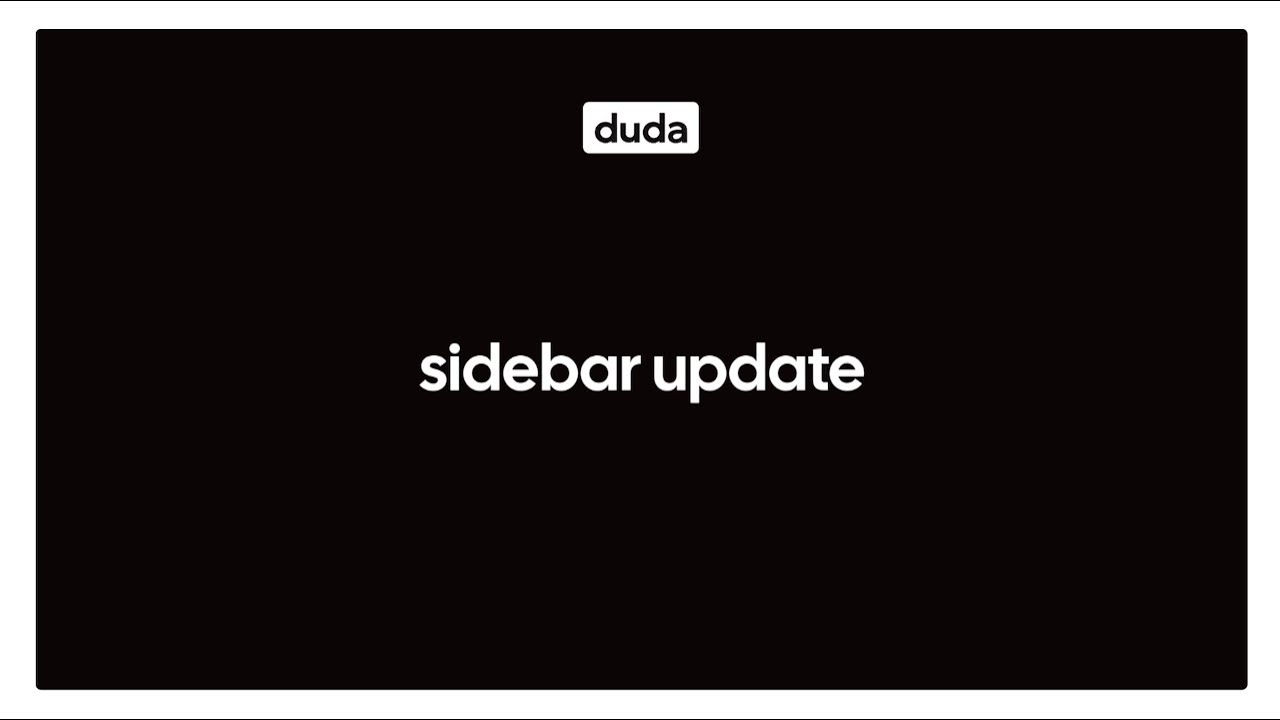 Создавайте быстрее с новой боковой панелью Duda | Полное пошаговое руководство