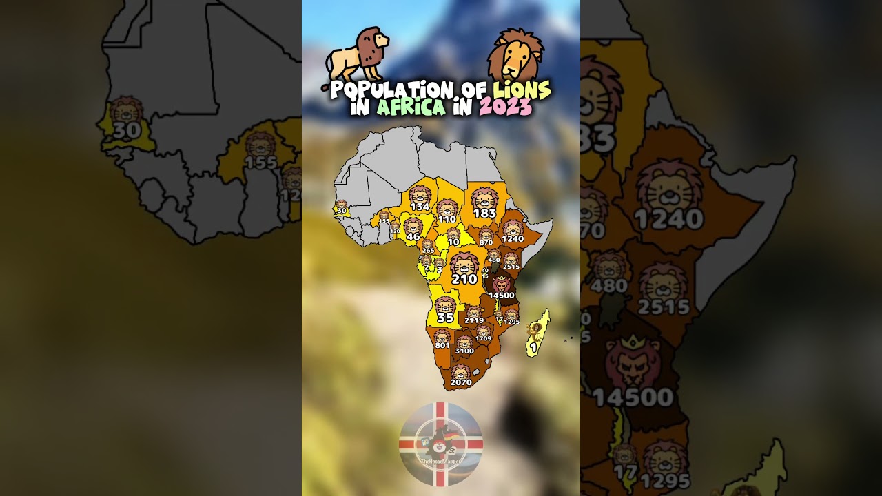 Population of Lions in Africa and… 🦁🌍😮 