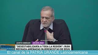 Irán a EE UU 'Cualquier mano intervencionista que se acerque será cortada'