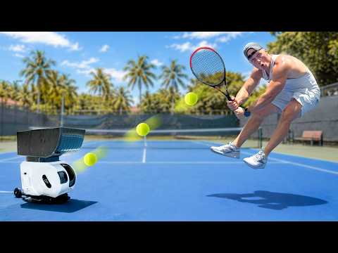 I Challenged a Tennis Robot for a Match and Was Impressed!