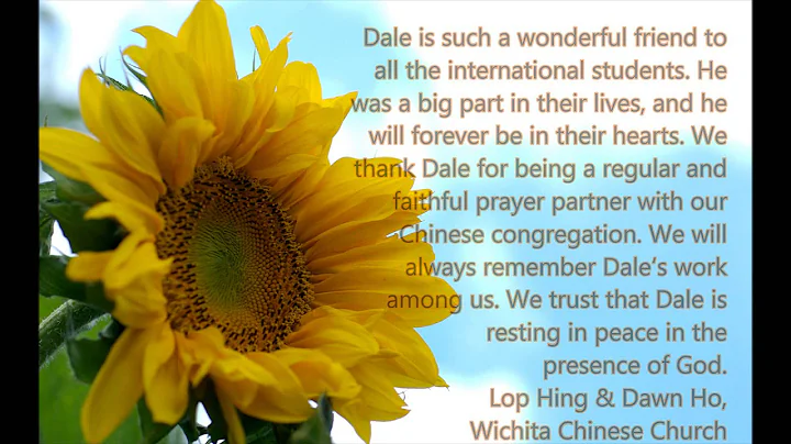 In Loving Memory of Dale Blomquist