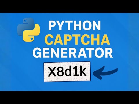Python CAPTCHA Generator Create CAPTCHA Image with Python