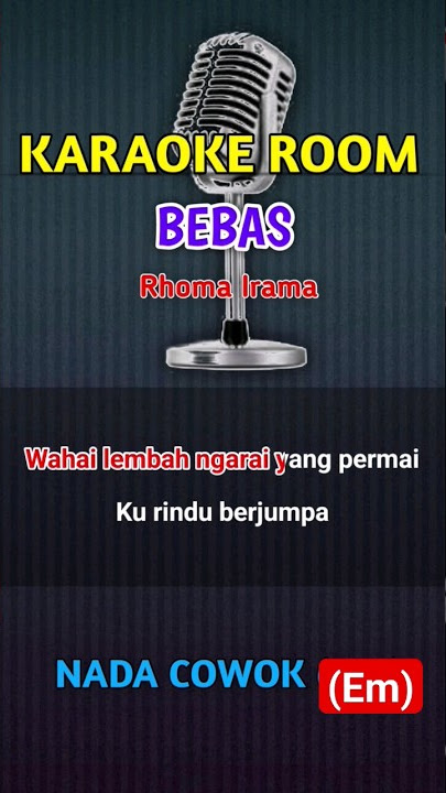 Bebas - Rhoma Irama | Cover Karaoke Full Lirik #dangdutkaraoke #karaoke #karaokefulllirik