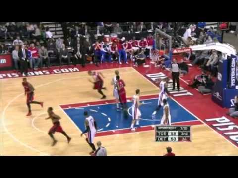 Toronto Raptors Vs Detroit Pistons March 29 2013 