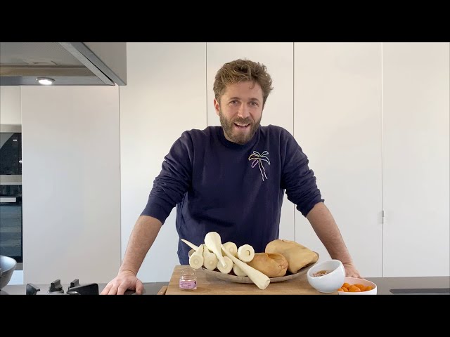 Julien Duboué - Foie gras piqué de gingembre et vanille, flambé au vieux rhum