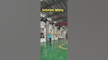 Automatic forging of servo screw press #forgingpress #forging #steel #automatic