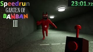 Speed Running Garten of Banban 3