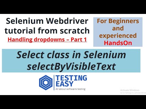 Handling dropdown in selenium using Select class