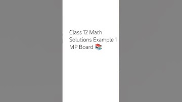 Topic: Class 12 Maths Chapter 2 Inverse Trigonometric Functions Example 1 NCERT Solution (MP board