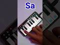 Sa Re Ga Ma Pa Dha Ni | Piano | Harmonium | Asad Teck | #shorts #viral