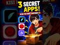 3 Secret Apps Jo Har Creator Chhupa Raha Hai! 😱#ai#aitools #secret