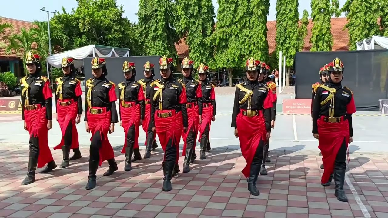 HATI LELAH | PENAMPILAN PASKIBRA MTSN 2 TULUNGAGUNG TIM A DI LKBB CLEOPATRA 2024