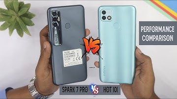 Tecno Spark 7 Pro VS Infinix Hot 10i Comparison | G80 VS P65 | Speed Test | Gaming