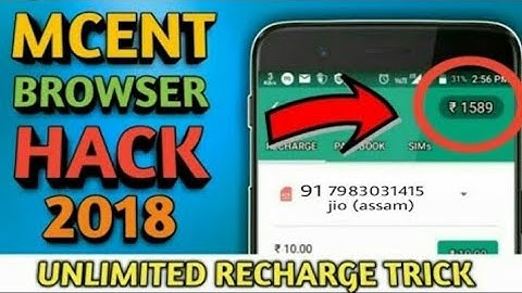 Mcent brouser app se 10000₹ kmane ka aasan trick by anurag technical