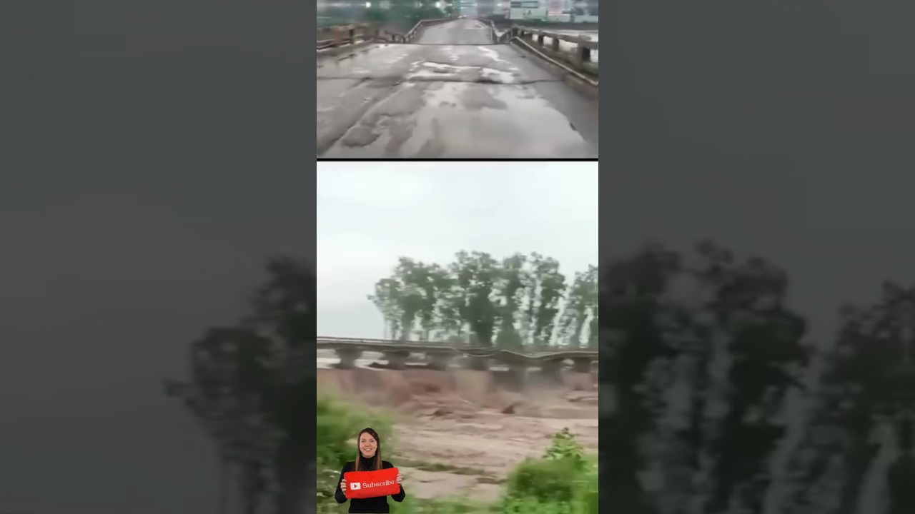 bridge collapse due to rain