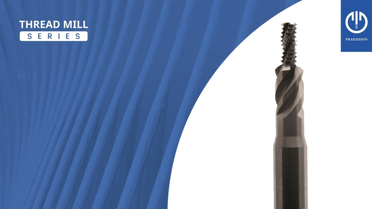 CTC Praezision Tools - Four Flute Thread Mill | Geometry suitable for High Speed Threading