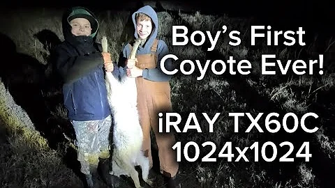 Ryett's First Coyote Ever using iRAY TX60C 1024