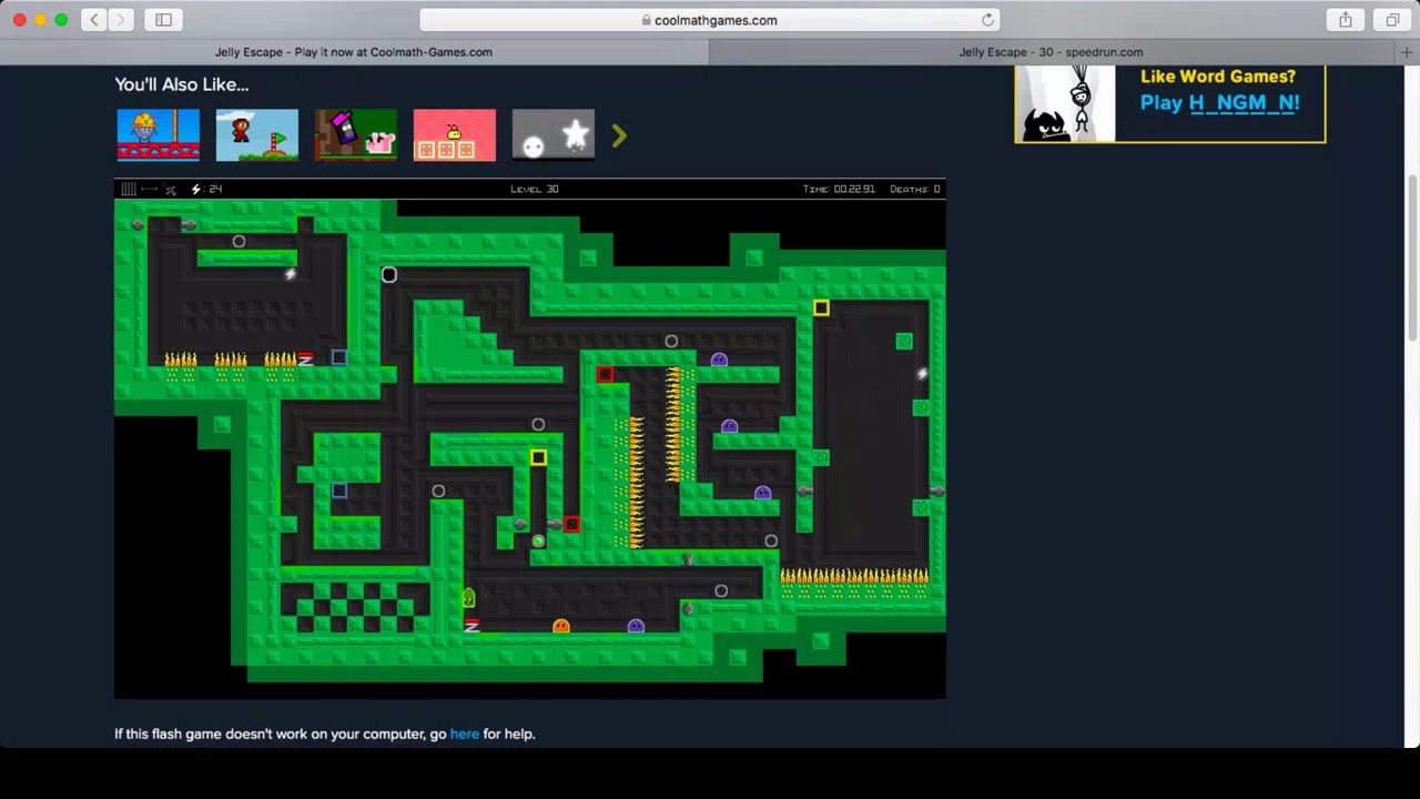 Any% In 0M 36S 070Ms By Aachen - Jelly Escape - Speedrun.com