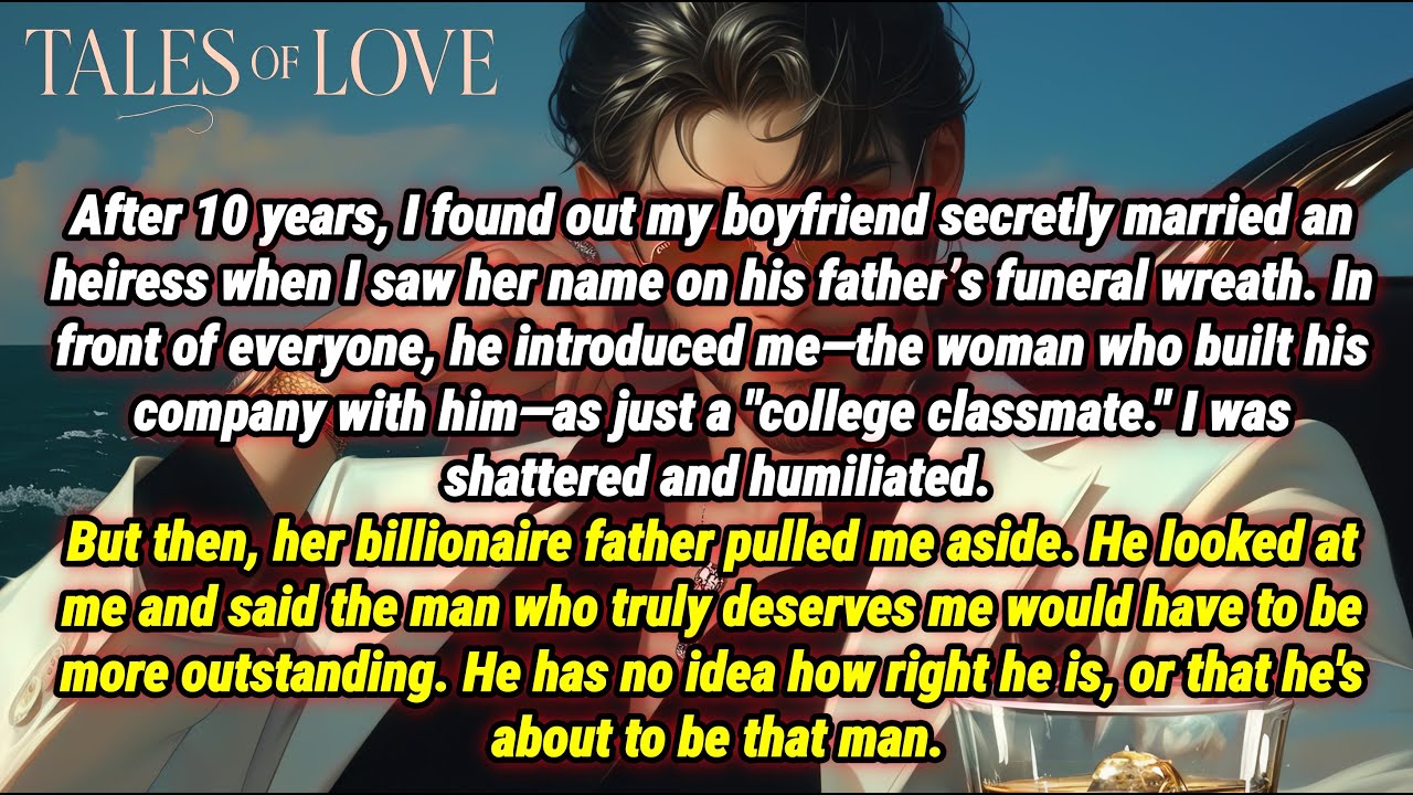 My BF of 10 Yrs Married Her At His Dad's Funeral—I Charmed Her Billionaire Dad, He Proposed