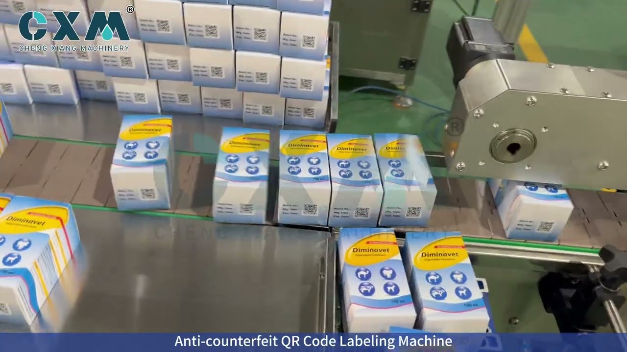 Anti counterfeit QR Code Labeling Machine