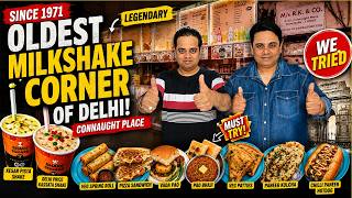 Connaught Place Delhi's Oldest Shake Square Review 😍 | Veg Spring Roll, Pizza Sandwich ChatoraPoint