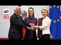 LIVE: Mexico and EU sign trade agreements