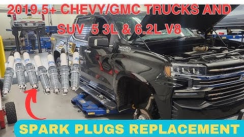 2019+ GM Trucks and SUV 5.3L 6.2L spark plugs replacement tutorial