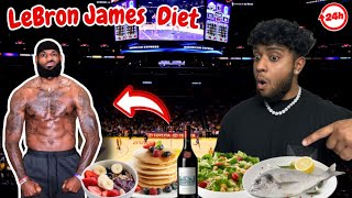 EATING LEBRON JAMES DIET FOR 24 HOURS!!!