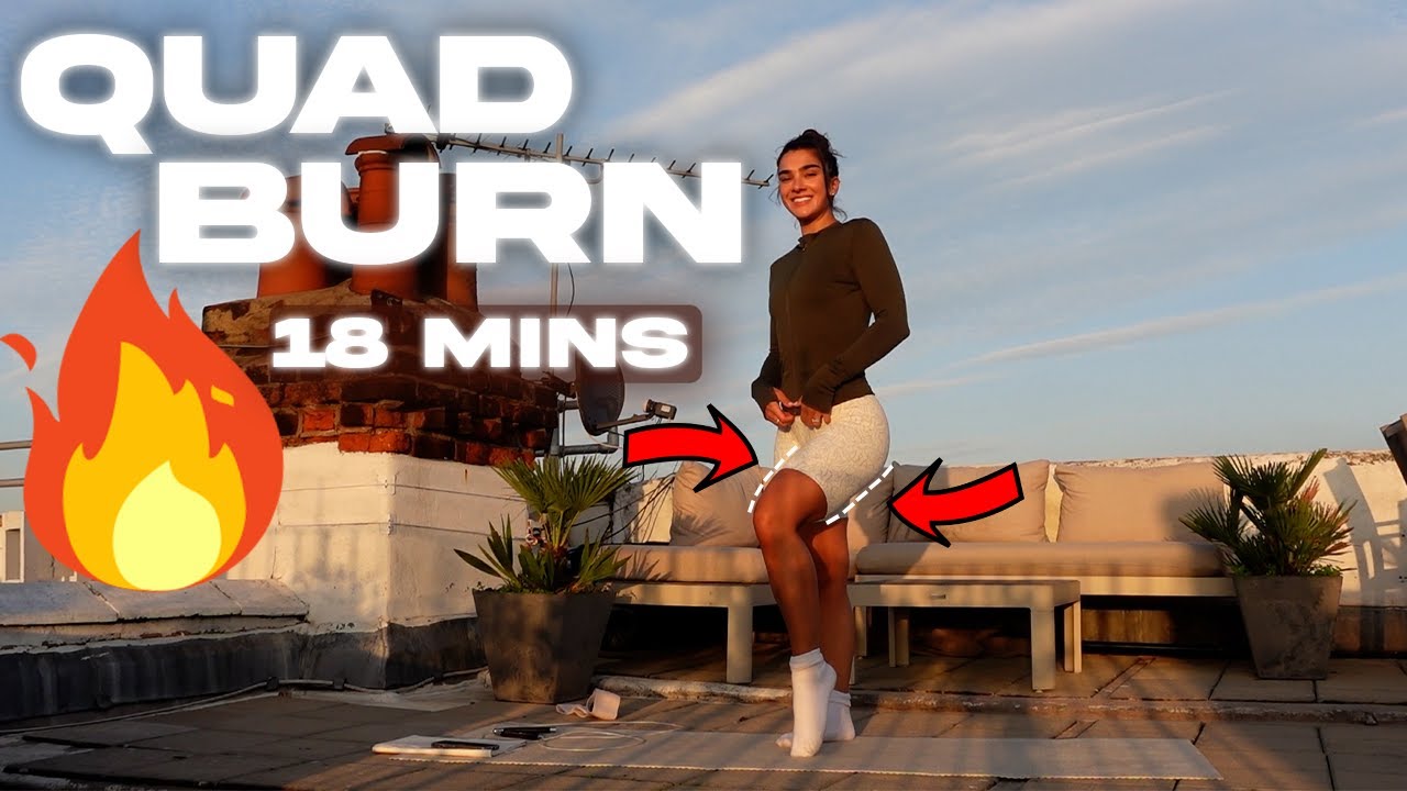 Интенсивное сжигание квадрицепсов 🔥 18 минут