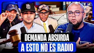 DEMANDA A ESTO NO ES RADIO ES ABSURDA Y ABUSIVA PARA METER PRESIÓN A PROGRAMAS