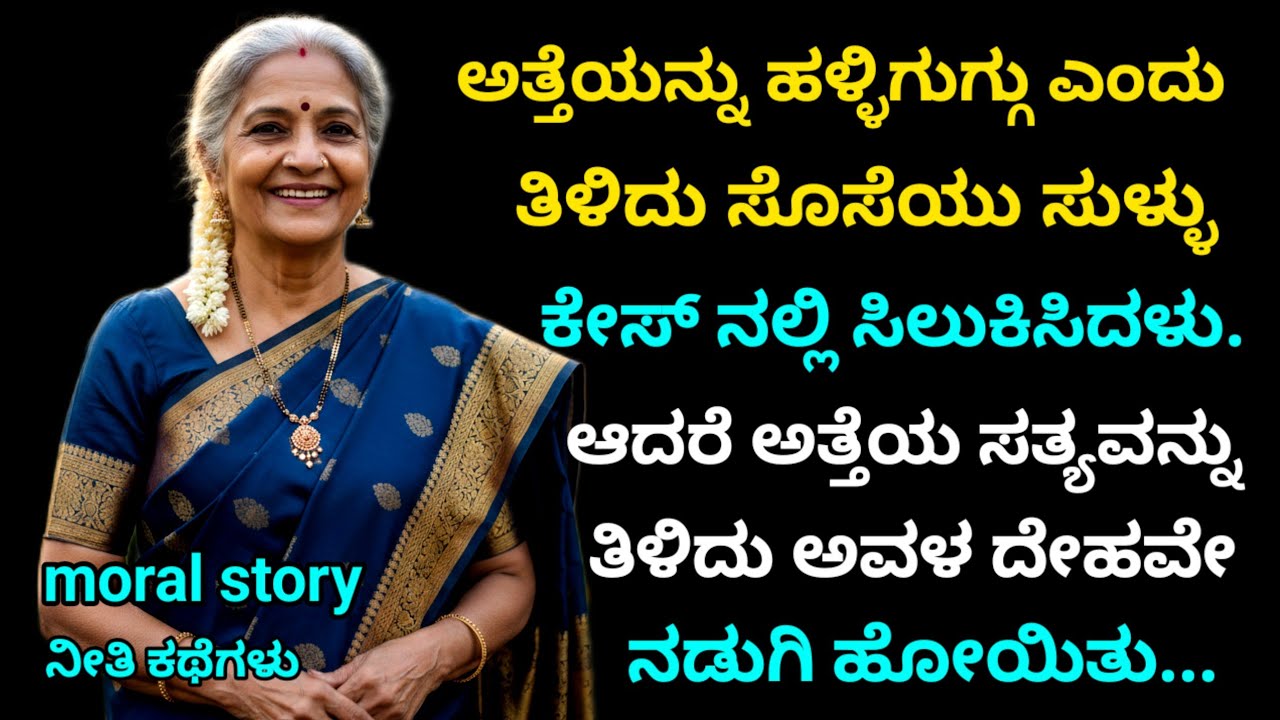 Moral story | ಅತ್ತೆಯನ್ನು ಹಳ್ಳಿ ಗುಗ್ಗು ಎಂದು ತಿಳಿದು ಸೊಸೆ ಸುಳ್ಳು ಕೇಸ್ ನಲ್ಲಿ ಸಿಲುಕಿಸಿದಳು. ಮುಂದೆ..!!? 