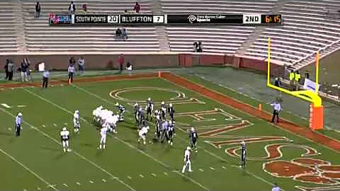 Corey Neely breaks tackles for his 2nd punt return...
