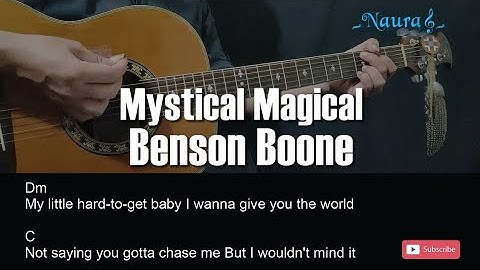 Thumbnail of Benson Boone - Mystical Magical Guitar Chords Lyrics