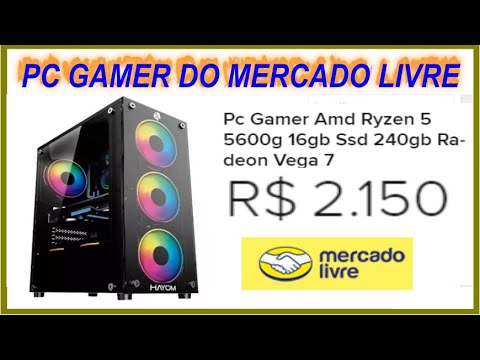 PROMOÇÃO Pc Gamer Amd Ryzen 5 5600g 16gb Ssd 240gb Radeon Vega 7