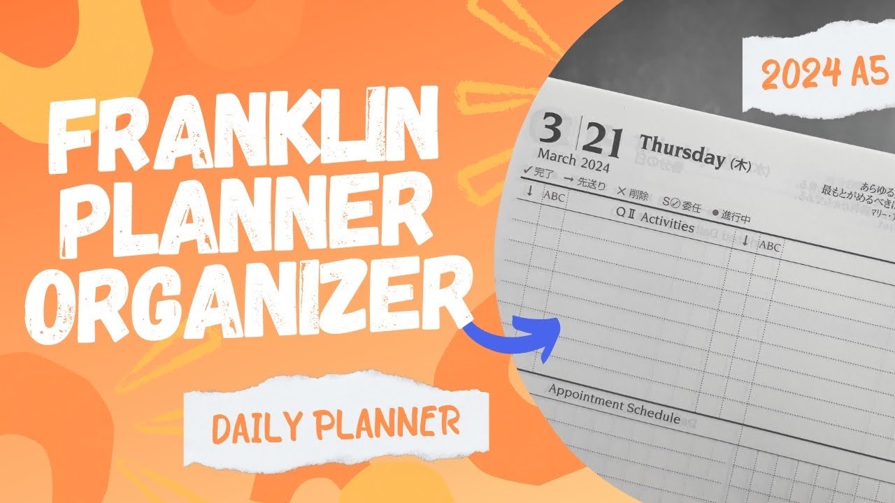 New Planner for Work in 2024? ( Franklin Planner Organizer Review