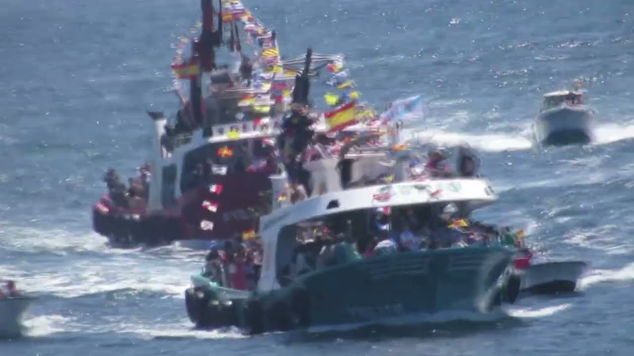 procesión marítima de Santiago de Lampón 2022 (escarabote)