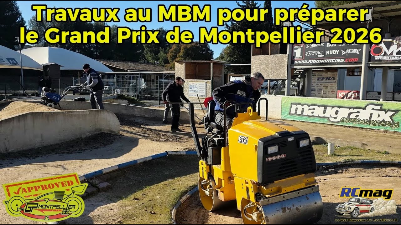 Travaux au MBM pour préparer le Grand Prix de Montpellier 2026 - Du boulot suite aux inondations