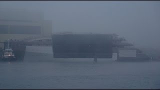 Float Out & In - New Mega 100m+ Yacht Project JUPITER - AL LUSAIL -Lürssen