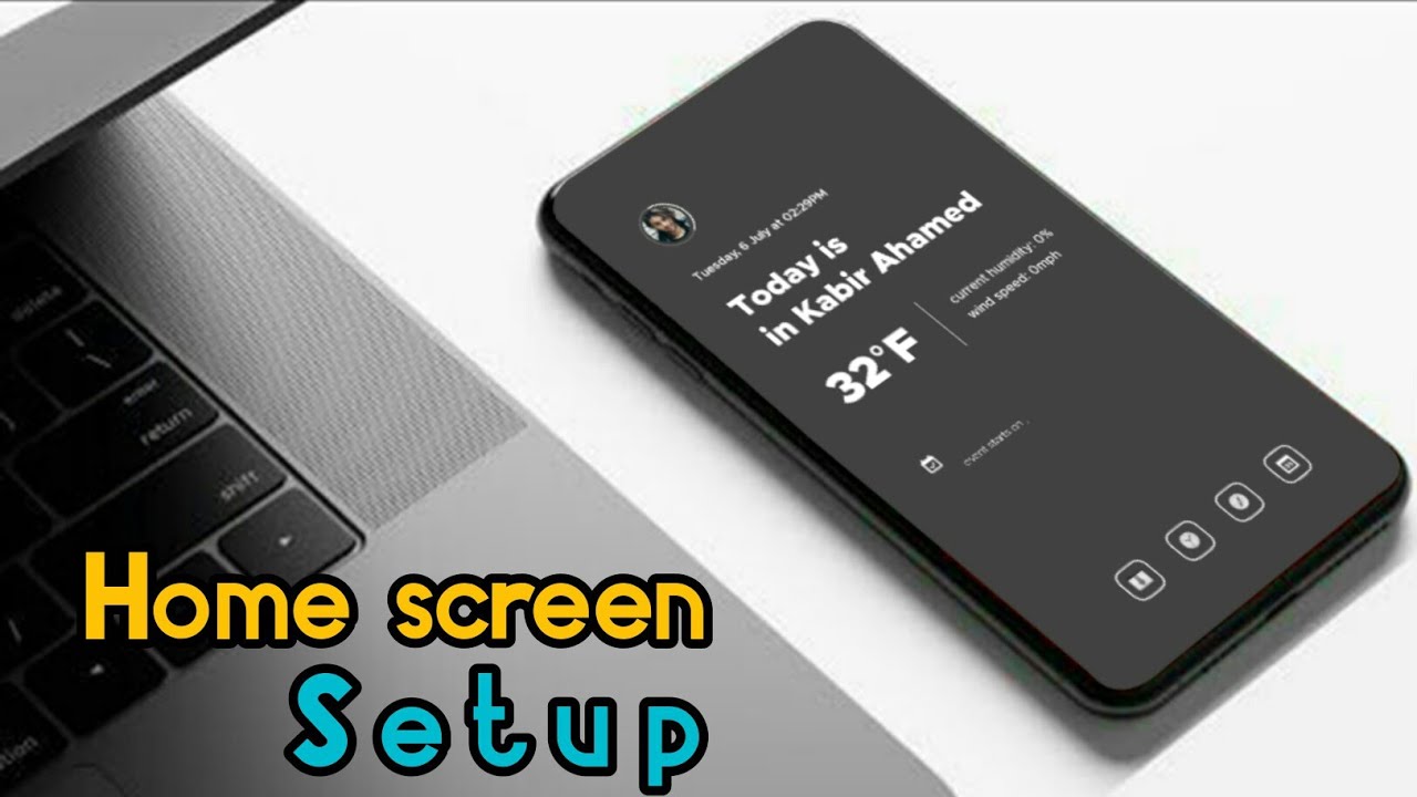 Setup nova launcher । 2021 Customize Android with Kwgt free ☀️#68