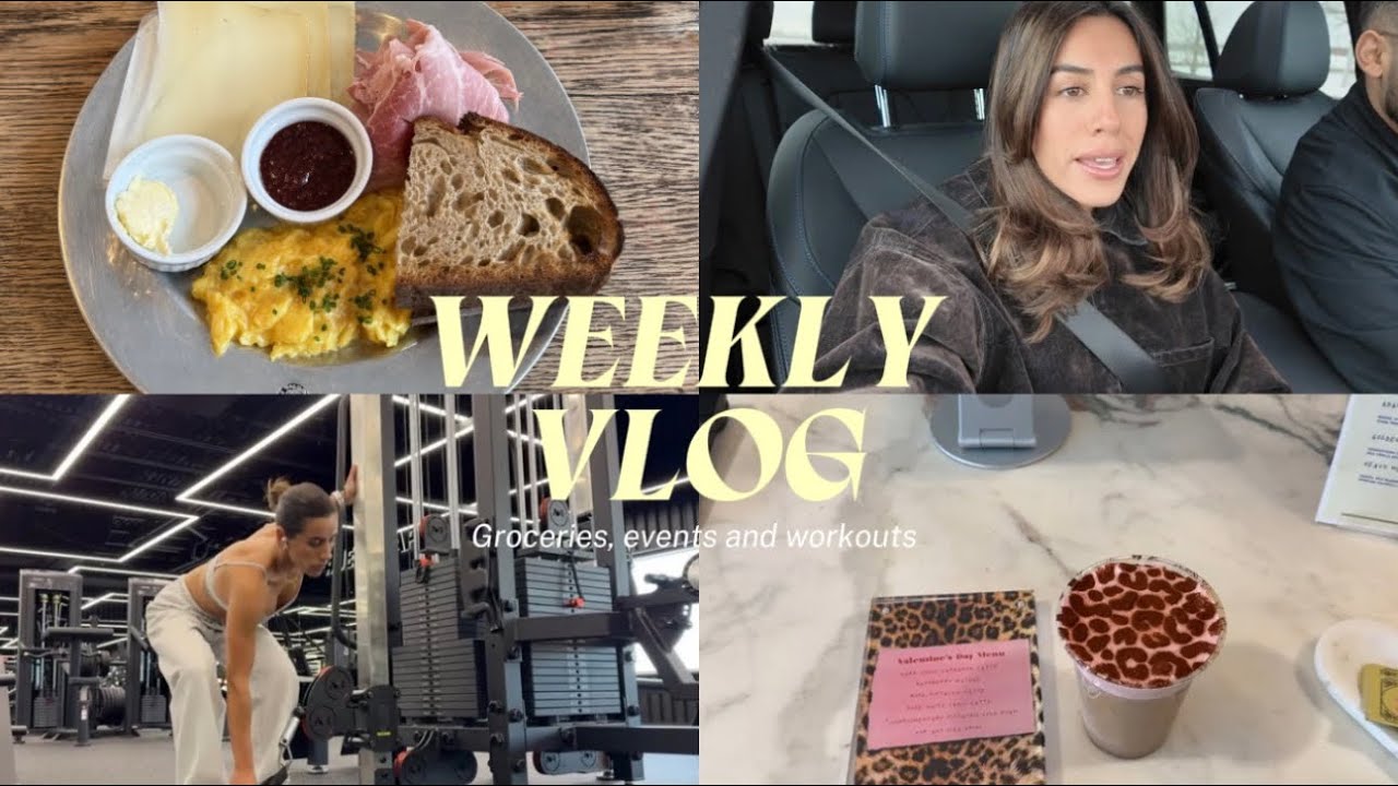 Weekly Vlog: Groceries at the market, events & workouts