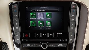 2022 INFINITI QX55 - Setting a Destination (if so equipped)
