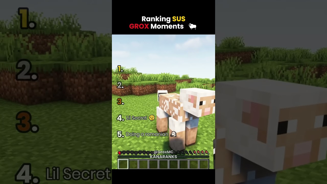 Ranking Sus Grox Moments 🐑