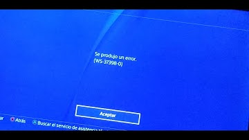 Ps4 - error (ws-37398-0)