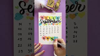 Diy September Calendar ✨ Creative Personalized Idea