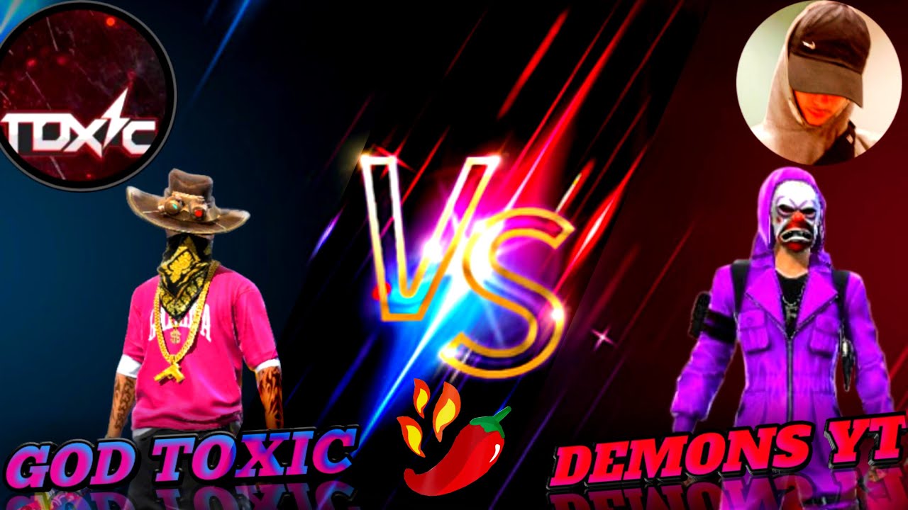 GOD TOXIC🐊 VS DEMONS YT👑 1vs1 challenge {o χαμένος τρώει καυτερές πιπεριές} [IPhone Vs xiaomi] 💜