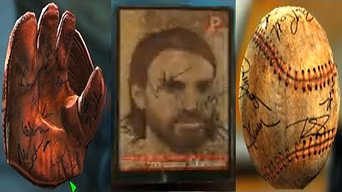 Fallout 4 - All Unique Baseball Merchandise (OUT IN LEFT FIELD Quest Walkthrough)
